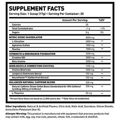 Man Sports Game Day Pre-Workout Supplement - Taurine - Creatine HCL - 30 Servings MAN Metabolic Augmenting NutritionUS supplements