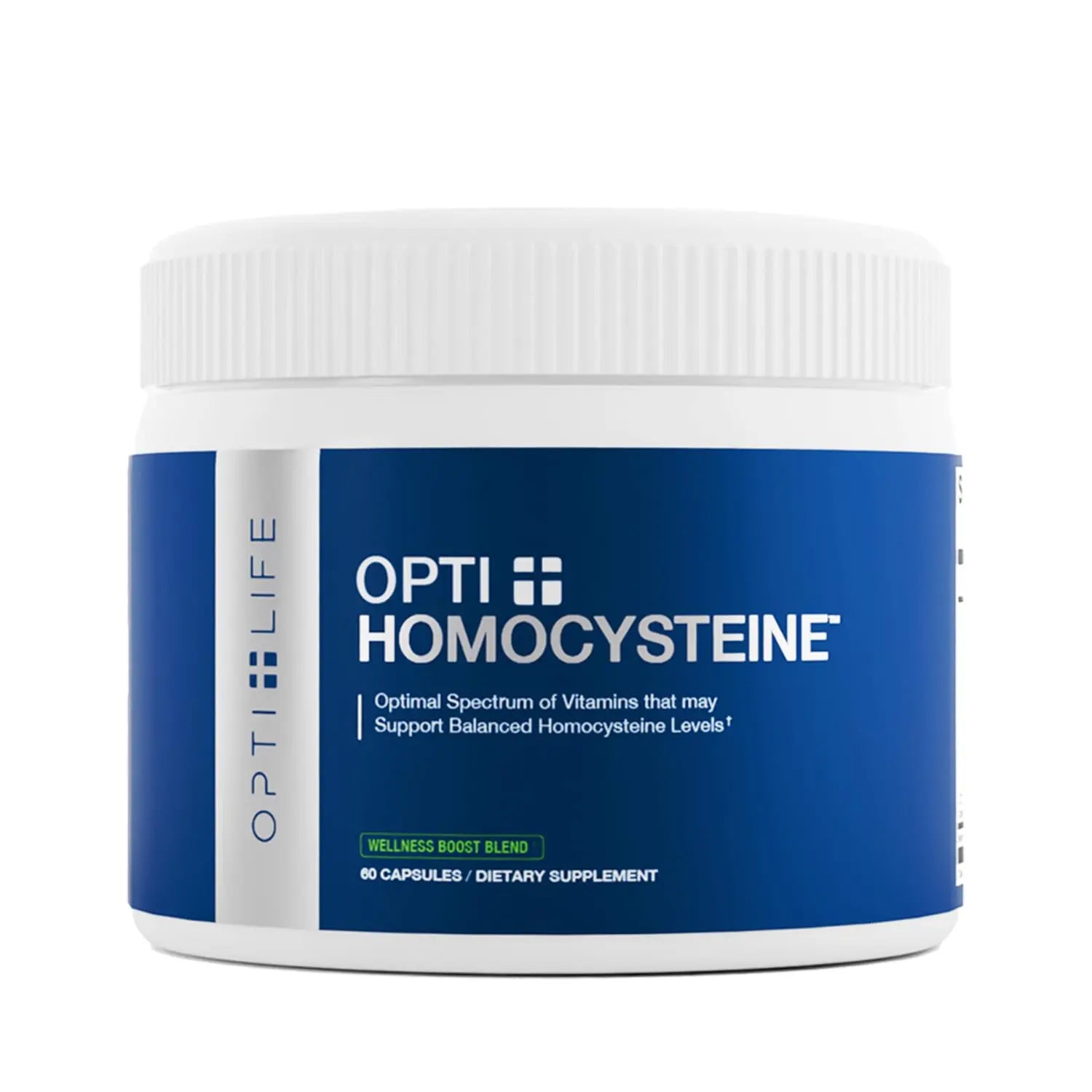 Opti + Homocysteine Capsules | Daily Brain and Heart Health Supplements* | Brain Supplement with Methylcobalamin & Methylfolate | 60 capsules/30 Servings Opti + LifeAu supplements