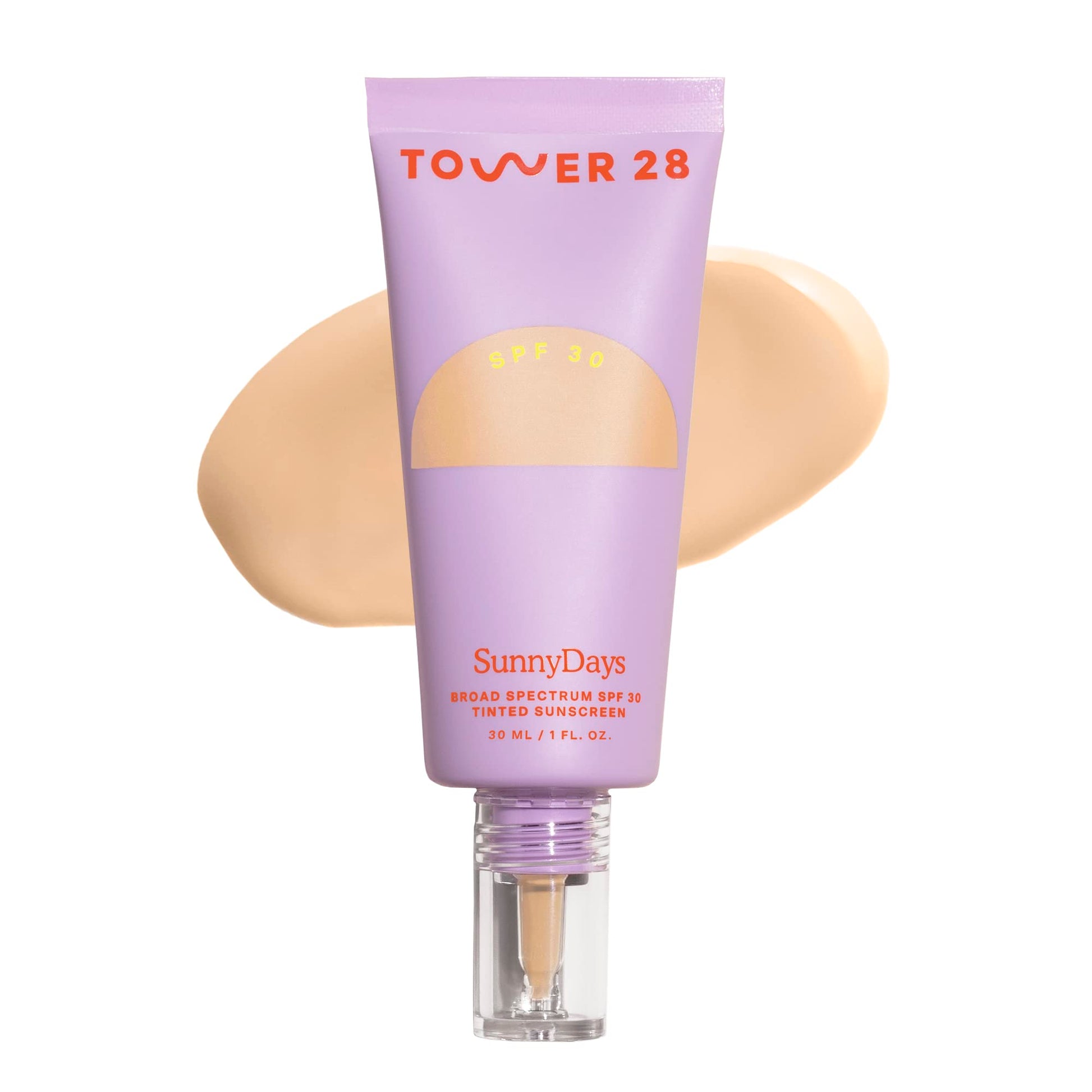 Tower 28 SunnyDays SPF 30 Tinted Moisturizer - 2-in-1 Buildable Coverage Foundation + Mineral Sunscreen for Face - Zinc Oxide, Aloe & Prickly Pear for Sensitive Skin - 15/Light Warm (1 oz) Tower 28Au supplements