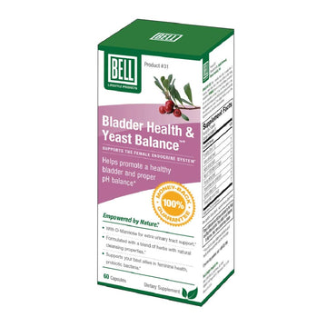 Bell Lifestyle Products Bladder Health & Yeast Balance | 60 Capsules BellAu supplements