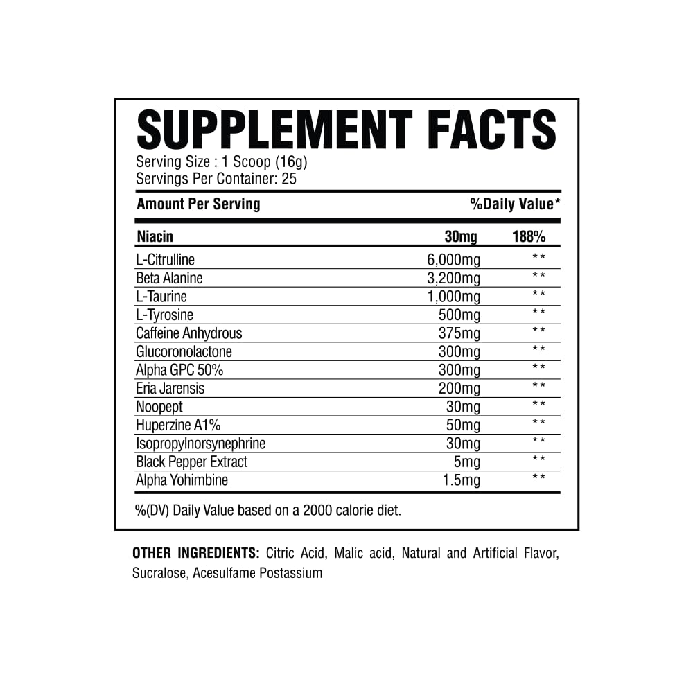 Alpha Nutrition Labs Twister Advanced Pre-Workout Powder (Raspberry Lemonade) Alpha Nutrition LabsAu supplements