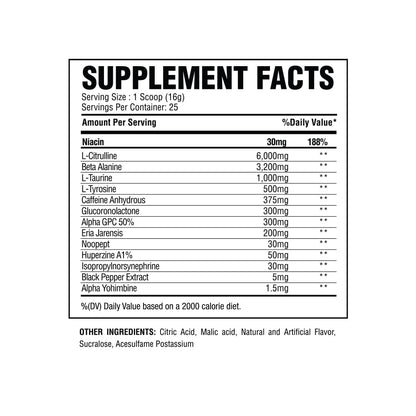 Alpha Nutrition Labs Twister Advanced Pre-Workout Powder (Raspberry Lemonade) Alpha Nutrition LabsUS supplements