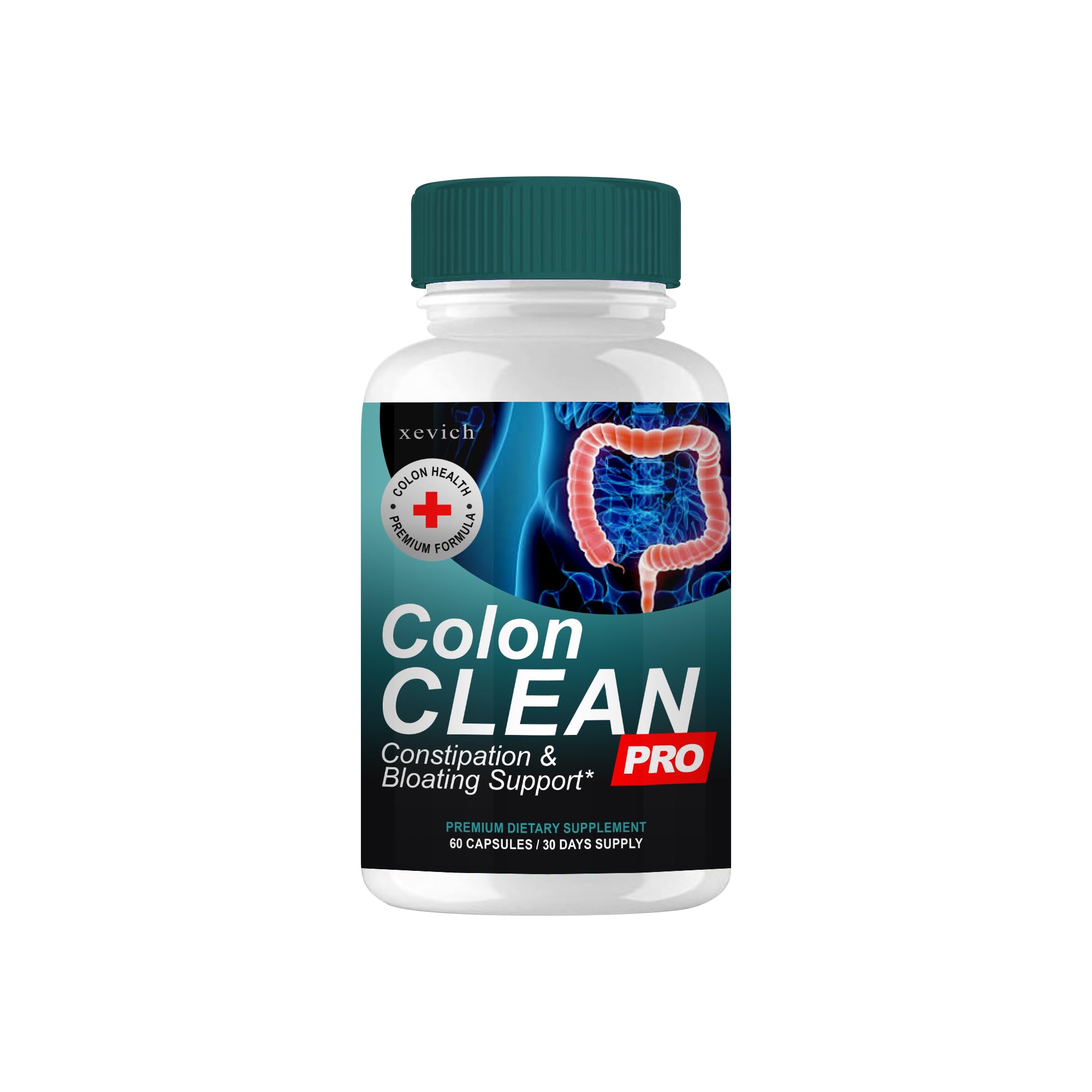 Xevich Colon Clean Pro - Colon Clean Pro Premium Dietary Supplement (Single, 60 Capsules) XevichAu supplements
