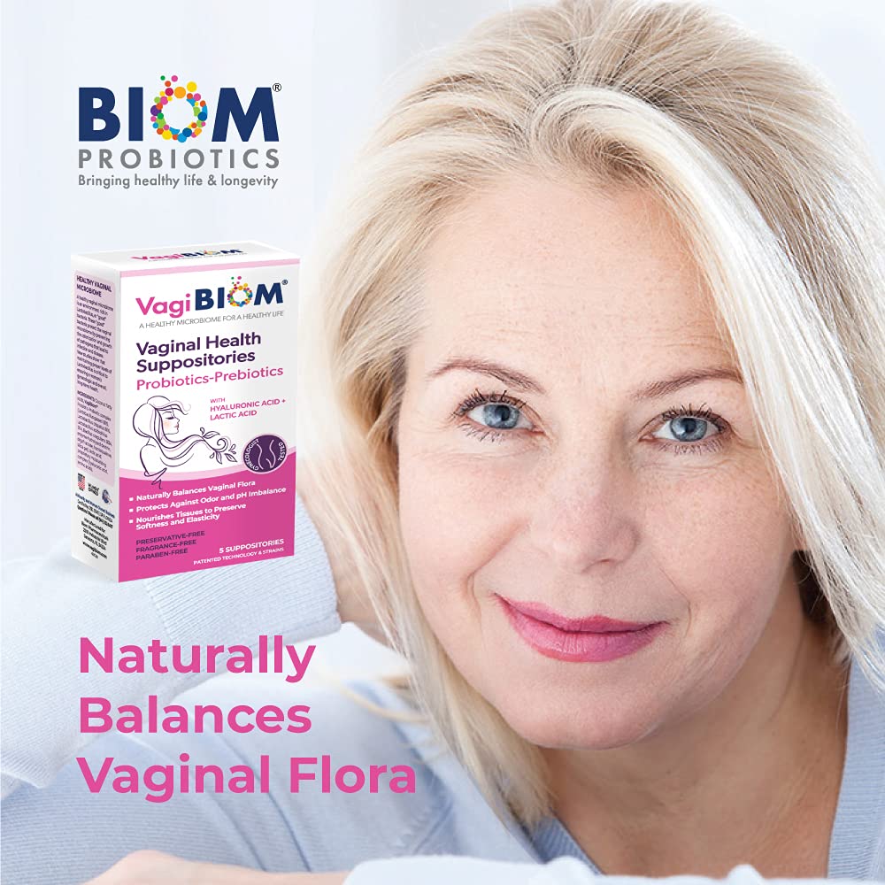VagiBiom Lactobacillus Suppository: Microbiome Flora balance and Odor Control Regimen VagiBiomAu supplements