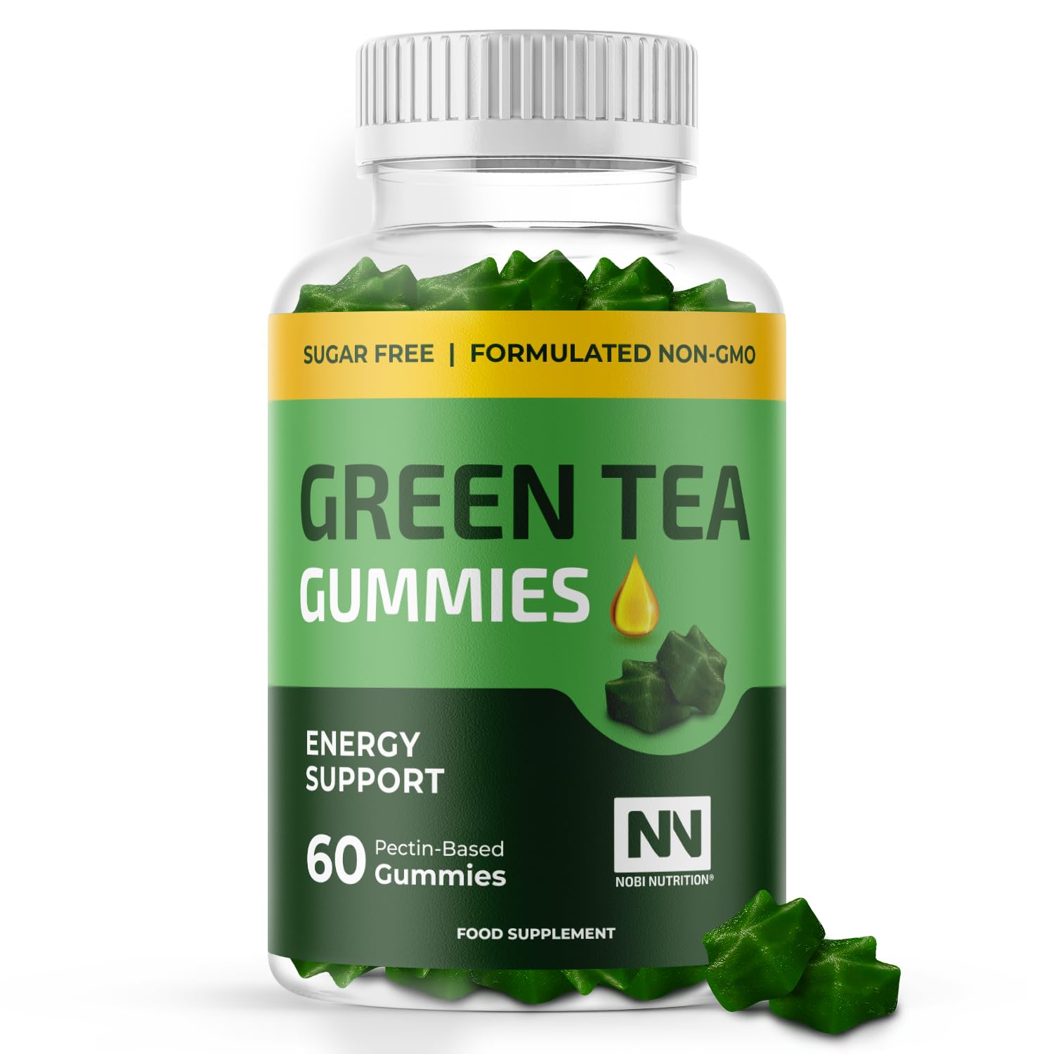 Nobi Nutrition Green Tea Fat Burner Gummies for Weight Loss | Metabolism Boost Nobi NutritionUS supplements
