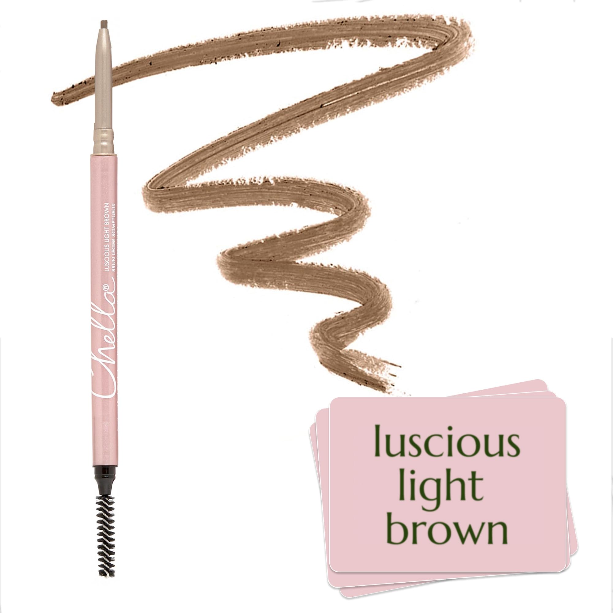 Chella Eyebrow Pencil – Easy-to-Use Brow Definer for Shaping, Filling & Blending – Long-Wear Light brown Eyebrow Pencils for Women with Precise Tip (Light Brown) ChellaAu supplements
