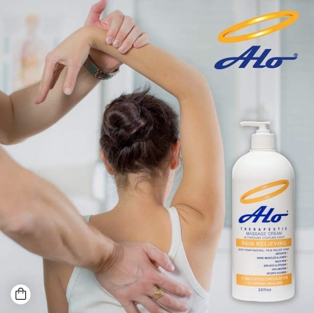 ALO Pain Relief Cream Therapy(32 oz with Pump) for Arthritis, Back Pain, Sciatica, Plantar Fasciitis, Tennis Elbow, Sore Muscles & Joints Inflammation - Working Out Aches, Acute Pain and Chronic Pain ALO Pain Relief CreamAu supplements