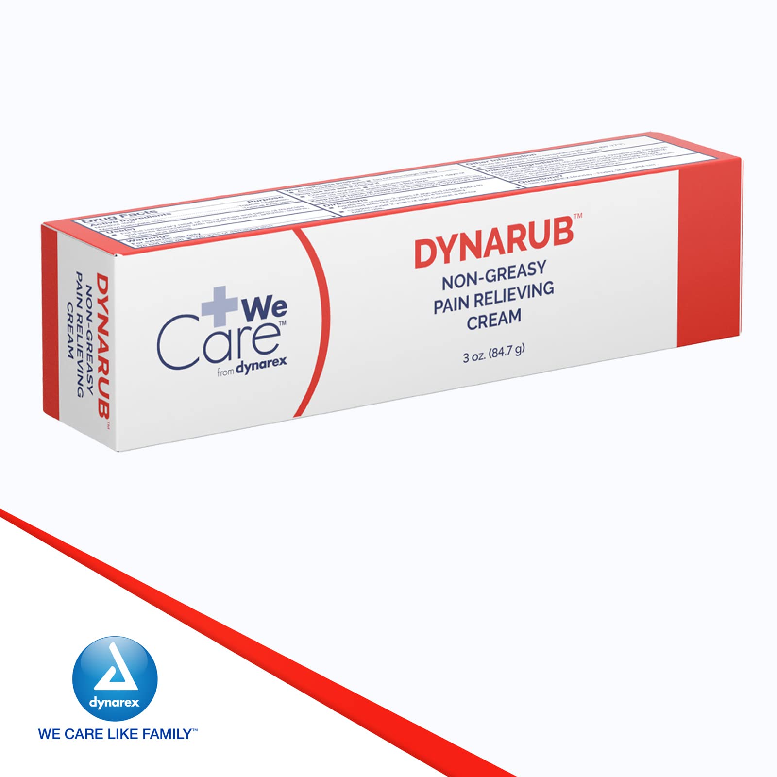 Dynarex DynaRub Cream - Mentholated Topical Muscle Pain Relief Cream - 10% Menthol, 15% Methyl Salicylate - Helps Soothe Joint Swelling & Soreness - Cooling, Non-Greasy Formula - 3oz, 1 Tube DynarexAu supplements