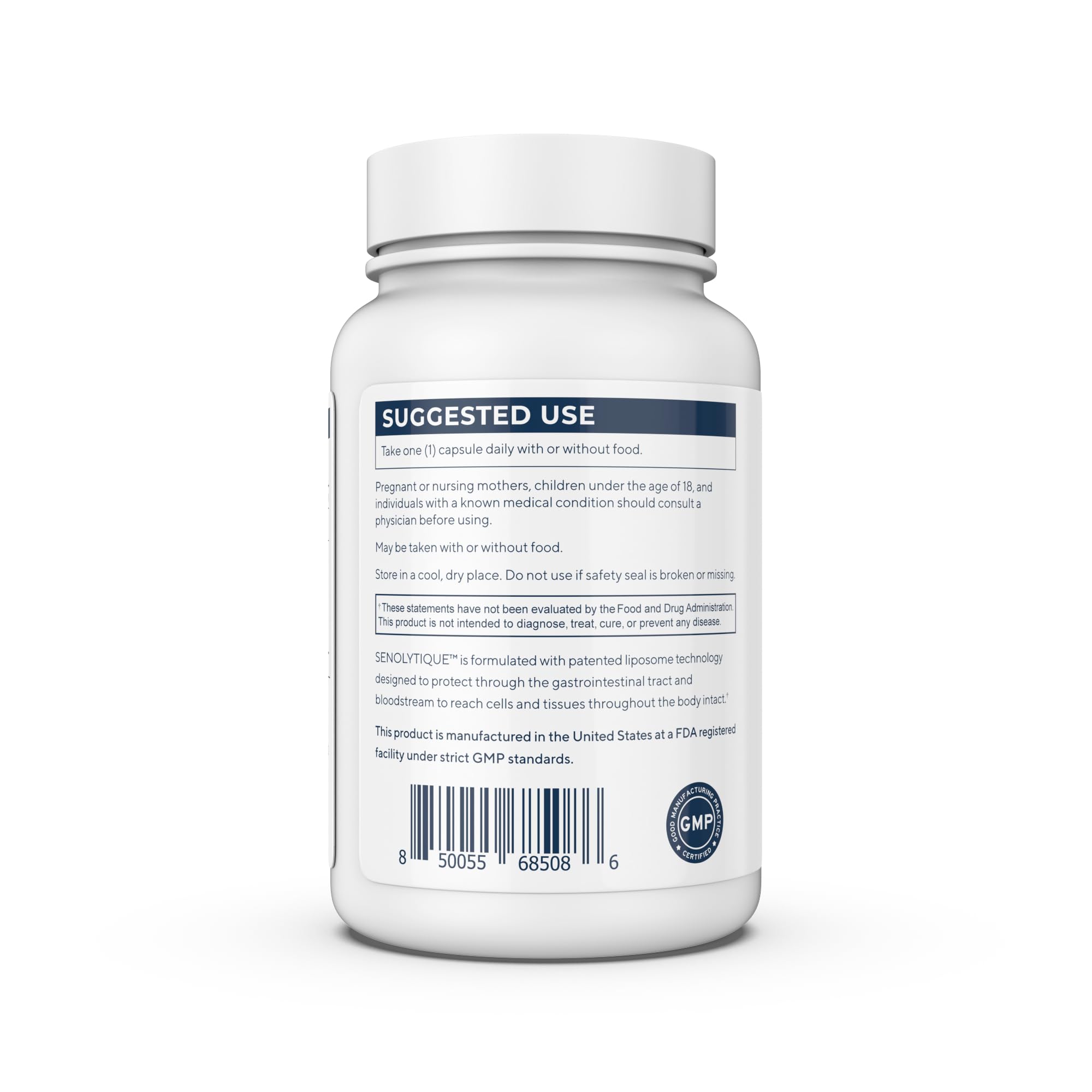 Renue By Science Senolytique Senolytic Supplements | 60 Capsules with Fisetin (35mg) Quercetin (78mg) & Spermidine (3mg) per Serving | Liposomal Formula | Manufactured in The USA & Third-Party Tested Renue By ScienceUS supplements