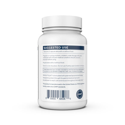 Renue By Science Senolytique Senolytic Supplements | 60 Capsules with Fisetin (35mg) Quercetin (78mg) & Spermidine (3mg) per Serving | Liposomal Formula | Manufactured in The USA & Third-Party Tested Renue By ScienceUS supplements