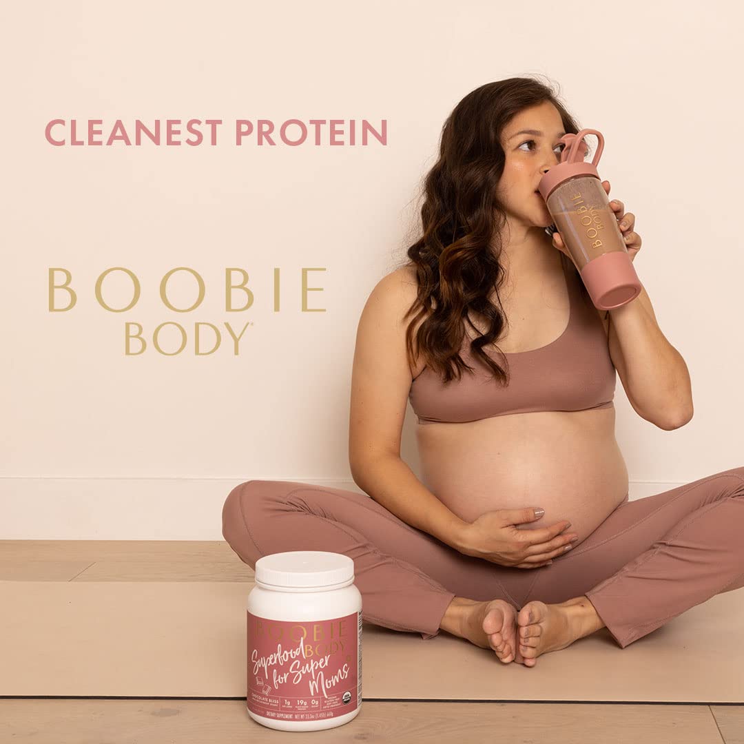 Boobie Body Organic Superfood Plant-Based Protein Shake, Chocolate Bliss, [23.4oz, 1 Tub] Boobie BrandsUS supplements