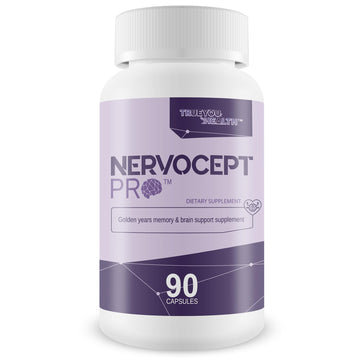 Nervocept Pro - Our Best Nerve Support Capsules - Lions Mane, Magnesium, Vitamin B For Nerve Repair - Vitamin D for Nerves - Lions Mane Memory & Nerve Support - Vitamin B12 Nerve Support True You HealthAu supplements