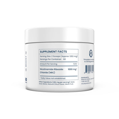 Renue By Science Nicotinamide Riboside | 1000mg Nicotinamide Powder - High Strength NR NAD Powder Sublingual Citrus Burst Flavor | Manufactured in The USA & Third-Party Tested | 60 Servings Renue By ScienceUS supplements