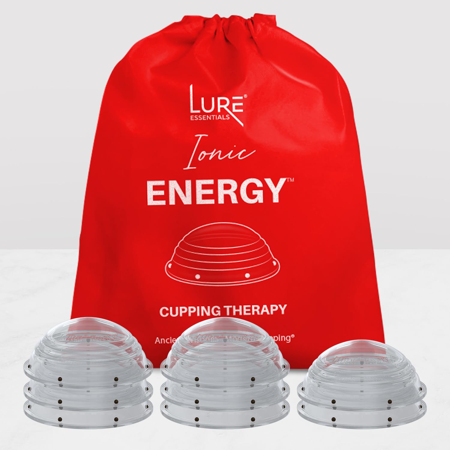 Lure Essentials Cupping Therapy Set 10 Professional Silicone Cupping Cups for Muscle Knots, Joints, Muscles, Arms and Feet Lure EssentialsAu supplements