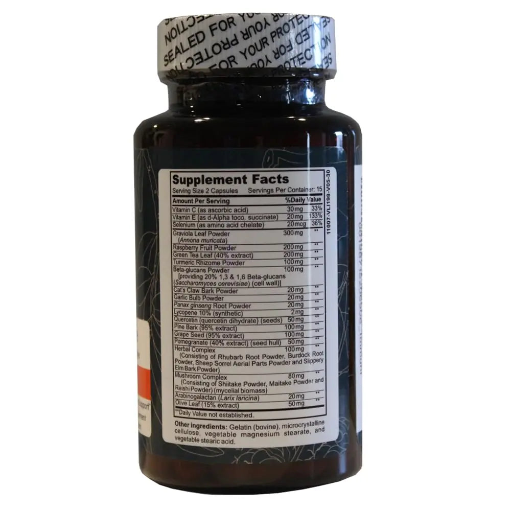 Immuni - Immune Support - Vitamin Supplement for Cold & Flu Relief - Natural Immunity System Booster - Vitamin C & E, Rasberry Fruit Powder, Green Tea Leaf, Olive leaf, and more - 30 Capsules OWL BalanceAu supplements