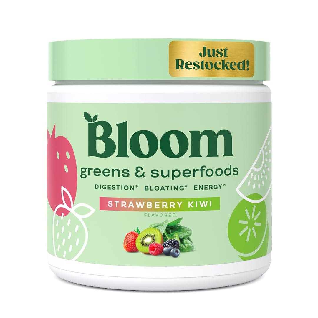 Bloom Nutrition Greens and Superfoods Powder for Digestive Health, Greens Powder Bloom NutritionUS supplements