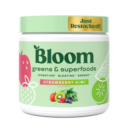 Bloom Nutrition Greens and Superfoods Powder for Digestive Health, Greens Powder Bloom NutritionUS supplements