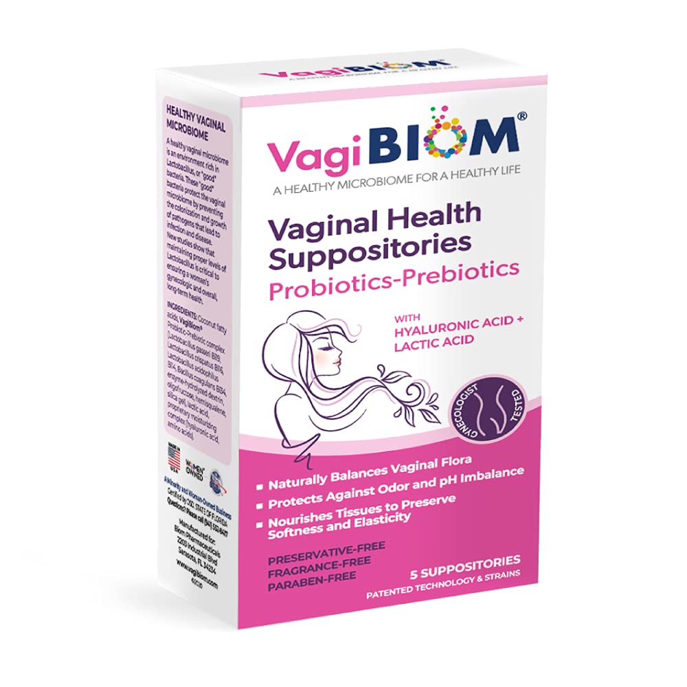 VagiBiom Lactobacillus Suppository: Microbiome Flora balance and Odor Control Regimen VagiBiomAu supplements