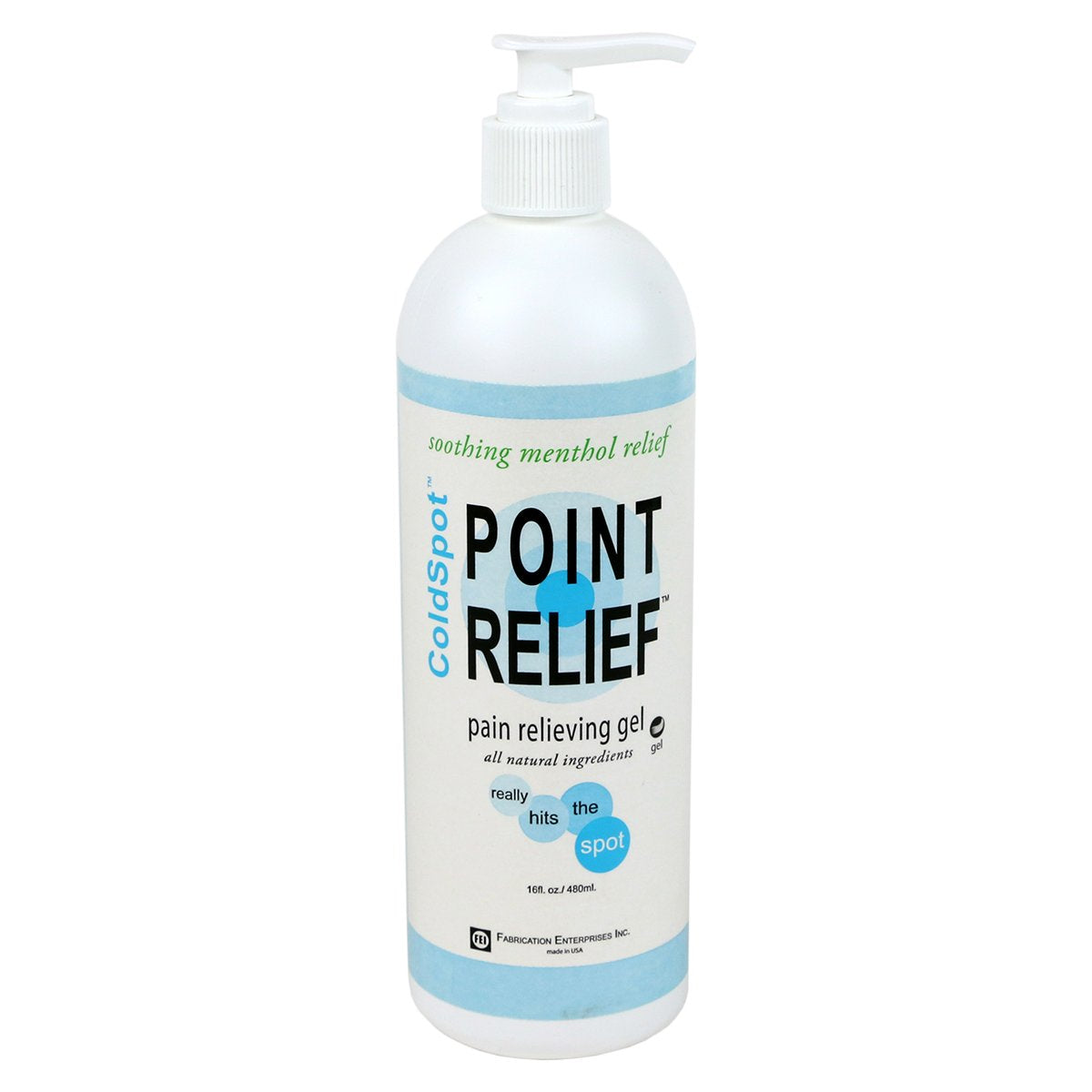 Point Relief 11-0710-1 ColdSpot Gel Pump, 16 oz Gel Pump Point ReliefAu supplements