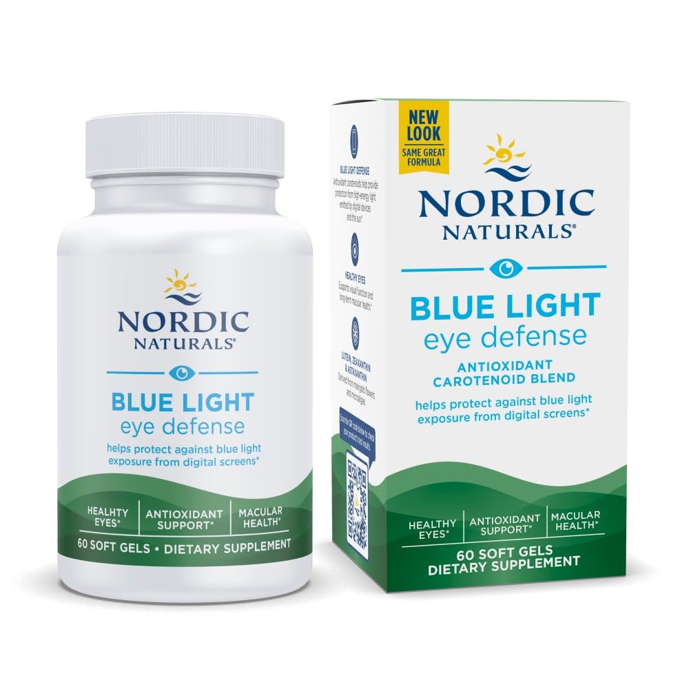 Nordic Naturals Blue Light Defense - 60 Soft Gels - Four Phytonutrients with Complementary Antioxidant Capacities - Supports Retinal Health, Visual Function - Non-GMO - 60 Servings Nordic NaturalsAu supplements