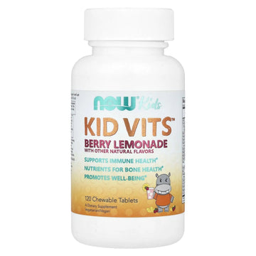 NOW Foods Kid Vits Berry Lemonade 120 Chewable Tablet NOW FoodsAu supplements