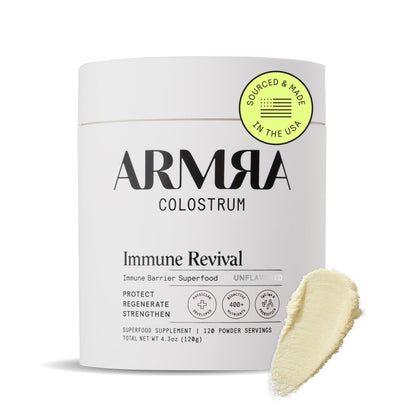 ARMRA Colostrum Powder | Unflavored | Gut Health & Bloating | Skin & Hair | Immunity | Keto, Gluten & Fat-Free | 120 Servings ARMRAUS supplements