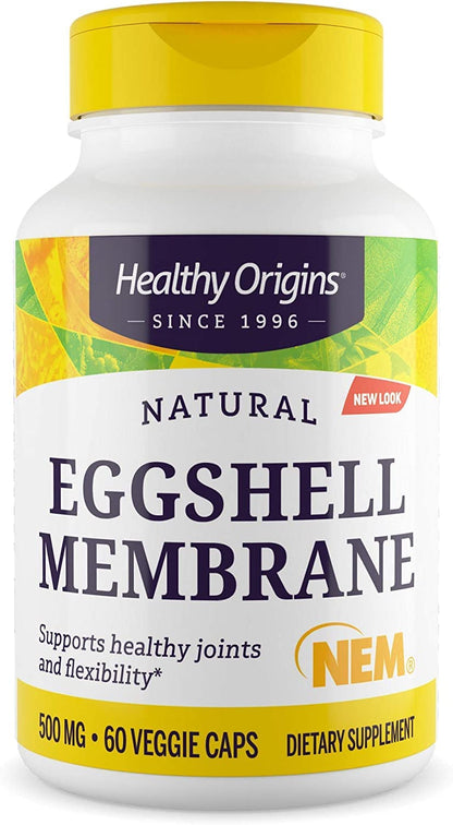 Healthy Origins Eggshell Membrane (NEM), 500 mg - Natural Collagen and Joint Support Healthy OriginsUS supplements