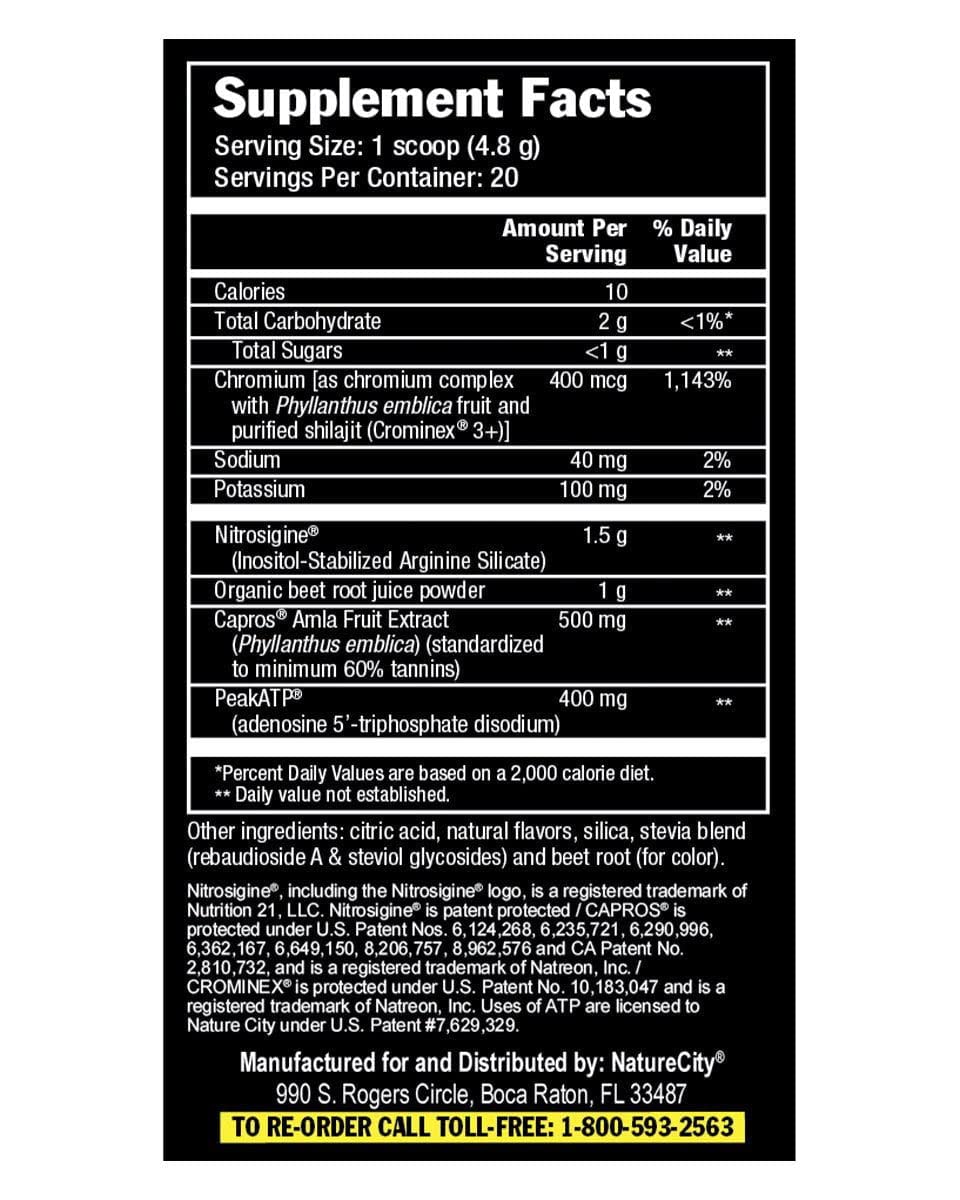 NatureCity True-NOx Nitric Oxide Supplements for Men and Women - Pre-Workout Booster NatureCityAu supplements