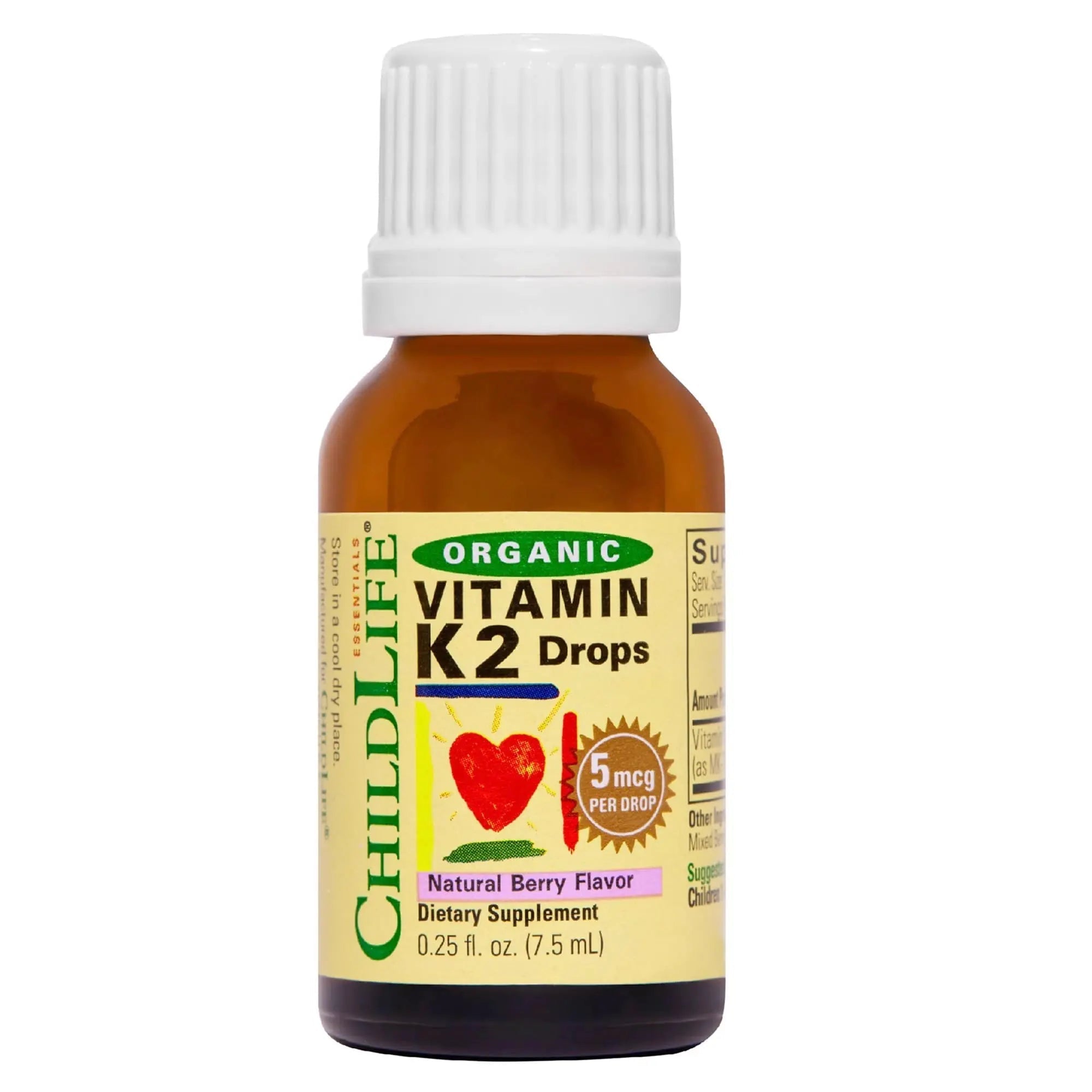 CHILDLIFE Essentials Organic Vitamin K2 Drops - Infant Toddler Baby Vitamin K, K2 Supplement, Vitamin K2 MK7, Liquid K2, Vitamin K Drops CHILDLIFE ESSENTIALSAu supplements