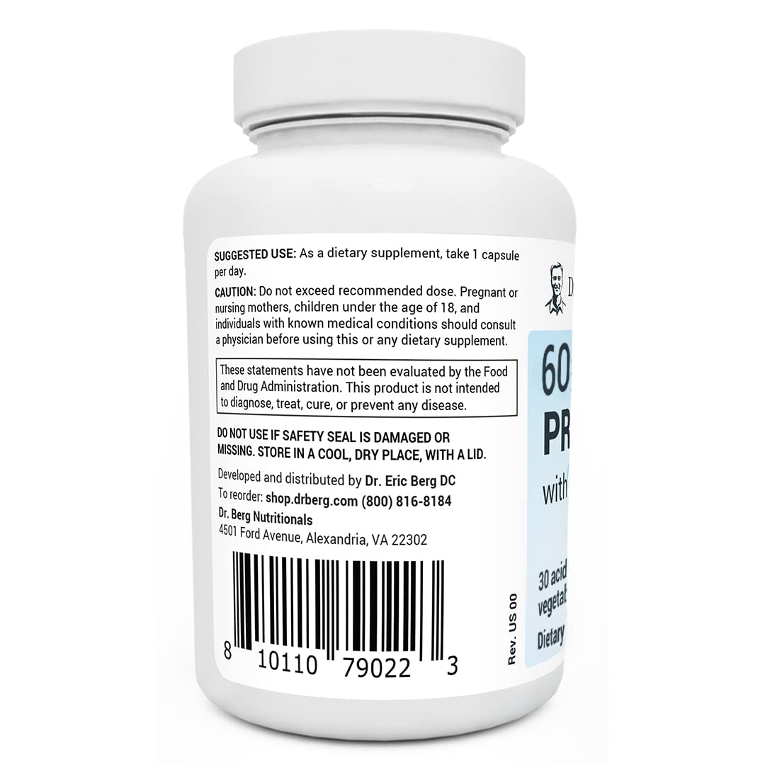 Dr. Berg 60 Billion Probiotic Supplement - Probiotics for Men & Women - Pre and Probiotics Dr. Berg NutritionalsUS supplements