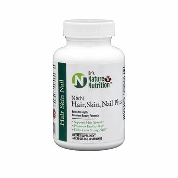 Dr's Nature & Nutrition Hair, Skin & Nail Plus Vitamin Supplement with Biotin 5000mcg, Bamboo Extract, Collagen Support - Extra Strength Beauty Supplement for Men and Women - 60 Capsules Dr's Nature & NutritionAu supplements