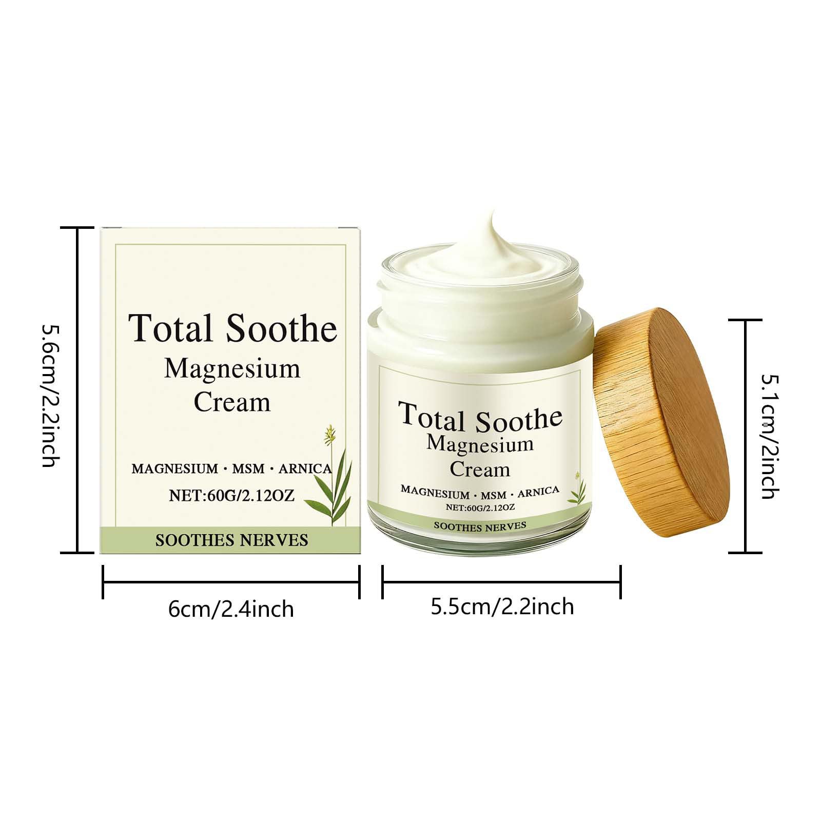 TotalRelief Magnesium Cream - MSM & Arnica – Fast Absorbing, Joint Relief Cream with Mineral Delivery Formula,Non-Greasy Topical for Everyday Joint & Muscle Comfort GenericAu supplements