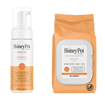 The Honey Pot - Feminine Wash & Feminine Wipe Bundle - Includes Unscented Ph Balance The Honey Pot CompanyAu supplements