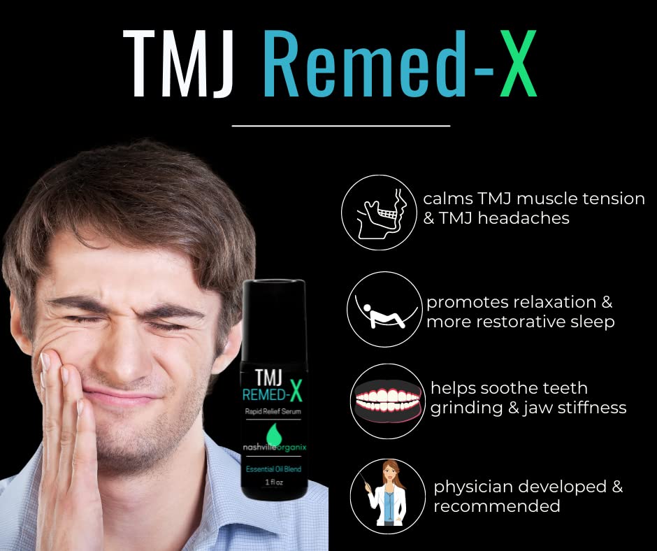 Dr. A's TMJ Remed-X Rapid Relief Serum | Deep Muscle & Jaw Tension Essential Oil Cream Doctor Angela EssentialAu supplements