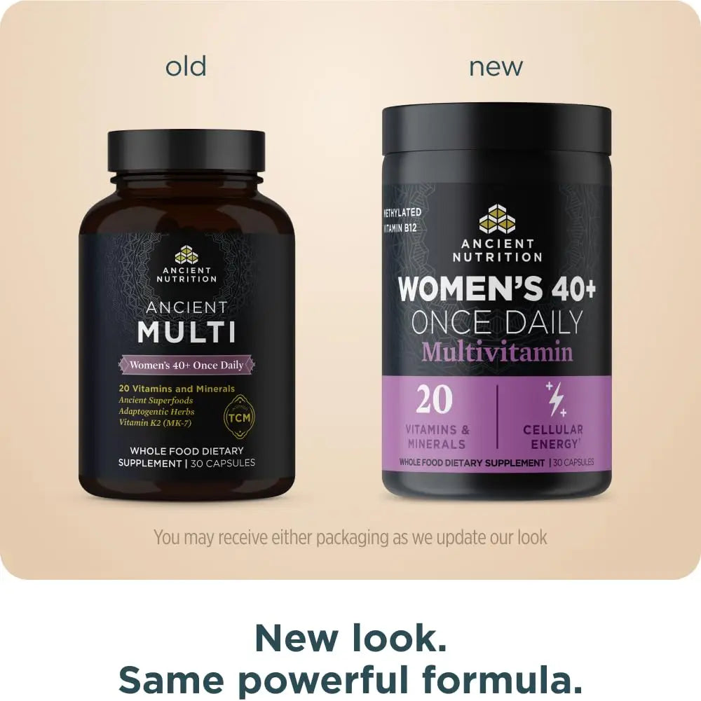 Ancient Nutrition Multivitamin for Women, Ancient Multi Women's 40+ Once Daily Vitamin Supplement, Vitamin B, Vitamin C and Vitamin K2 Ancient NutritionAu supplements