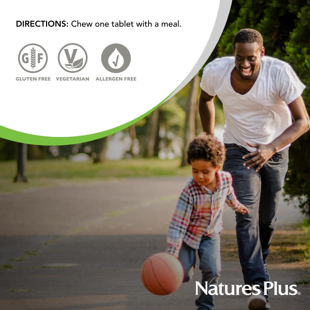 NaturesPlus Papaya Enzyme - 180 Chewable Tablets - Digestive Aid Supplement with Amylase & Protease - Helps Reduce Gas, Bloating, Stomach Upset & Discomfort - Vegan, Gluten Free - 180 Servings NaturesPlusAu supplements