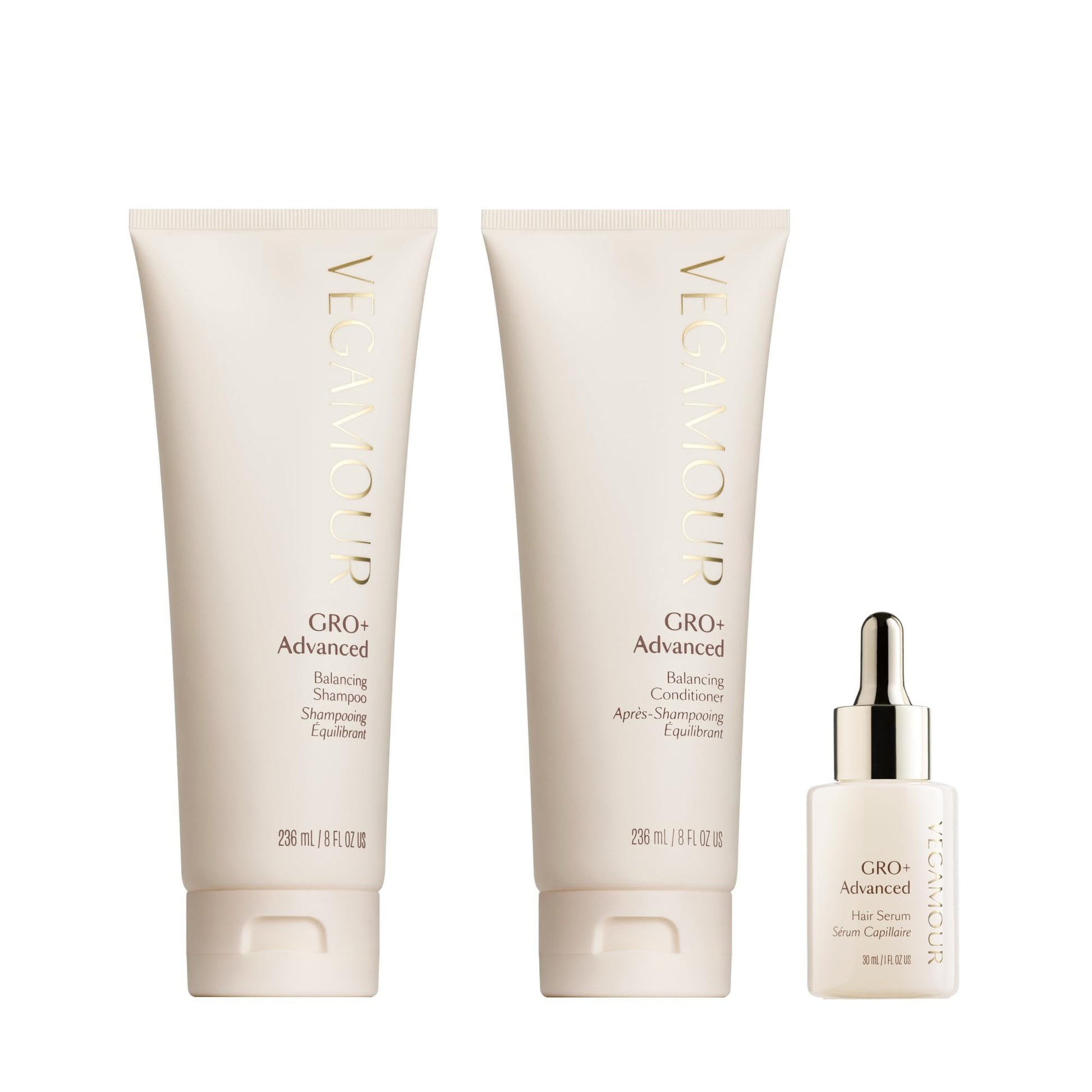 VEGAMOUR GRO+ Advanced Essentials Kit | Removes Buildup, Improves Hair Density, Reduces Shedding, Hydrates and Exfoliates the Scalp | For Severe Signs of Thinning | Color Safe, Vegan, Cruelty-Free VEGAMOURAu supplements