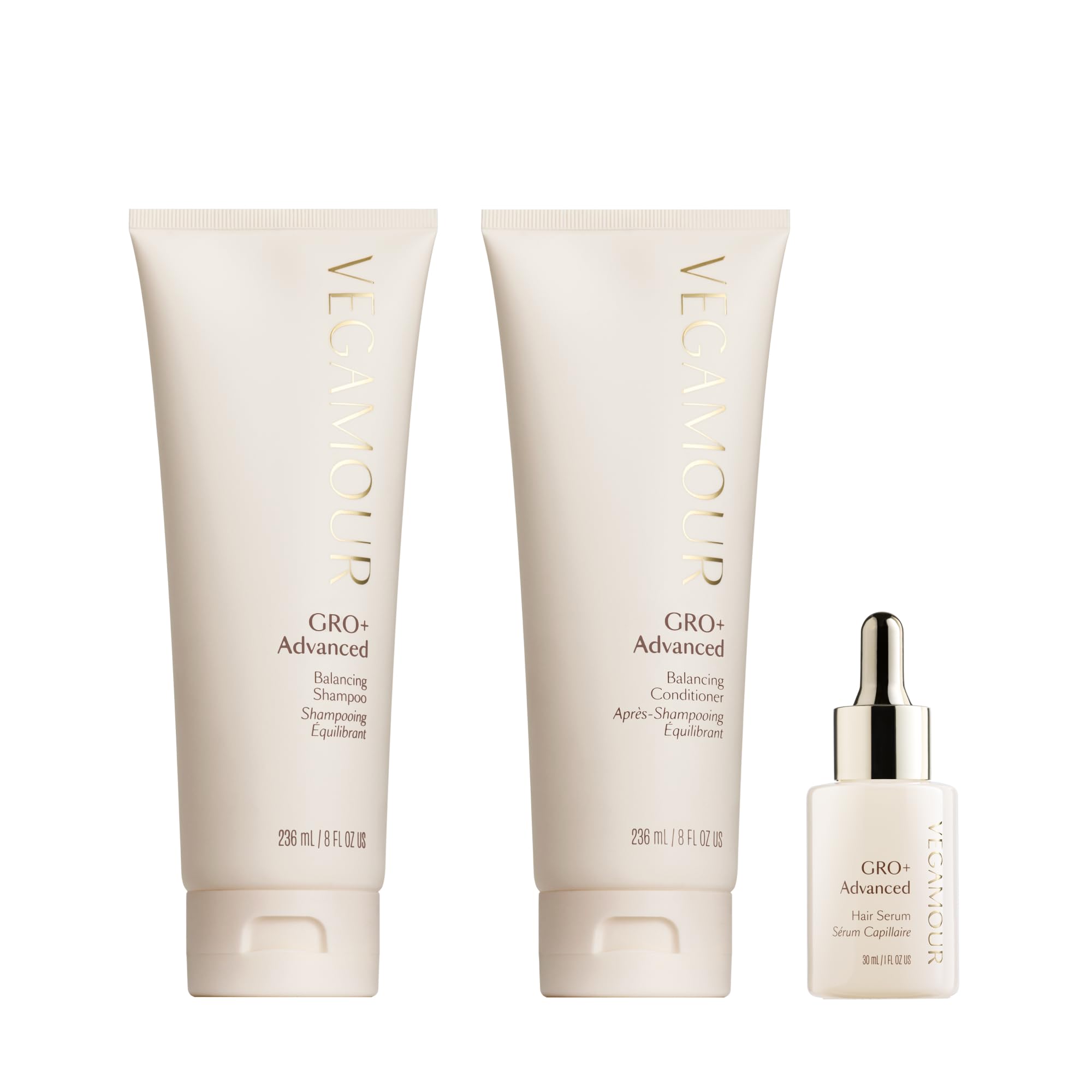VEGAMOUR GRO+ Advanced Essentials Kit | Removes Buildup, Improves Hair Density, Reduces Shedding, Hydrates and Exfoliates the Scalp | For Severe Signs of Thinning | Color Safe, Vegan, Cruelty-Free VEGAMOURAu supplements