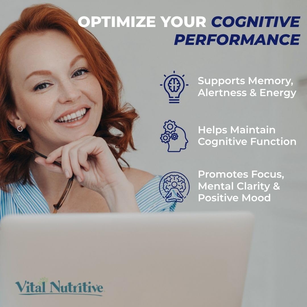 Vital Nootropic 12-in-1 Brain Supplement for Memory, Focus & Energy Support – L-Tyrosine, Bacopa, Rhodiola, Caffeine, B Vitamins – Cognitive Balance Capsules for Men & Women-30 Days Supply VITAL NUTRITIVEAu supplements