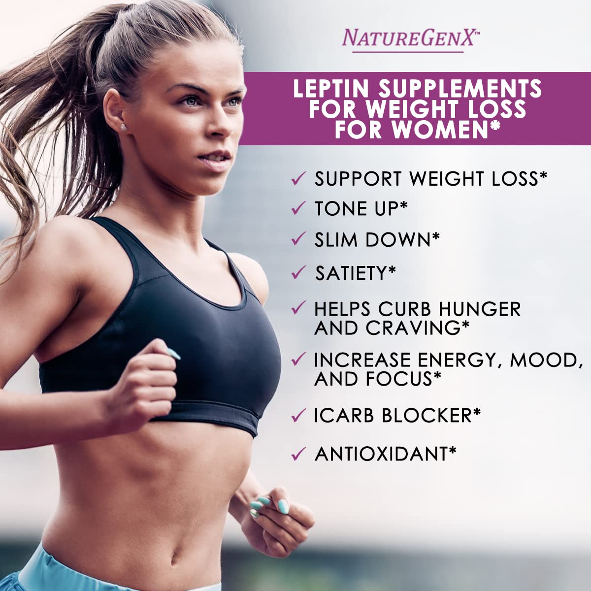 NatureGenX LeptinXT - Leptin Supplements for Weight Loss for Women - Extra Strength NatureGenXUS supplements