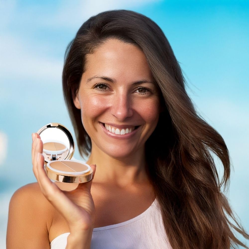 Emani Blush & Bronzer - Natural Mineral Pressed Bronzer for Face - Radiant Skin Blush for Sun Kissed Glow, All Skin Types including Sensitive Skin, Copacabana EmaniAu supplements