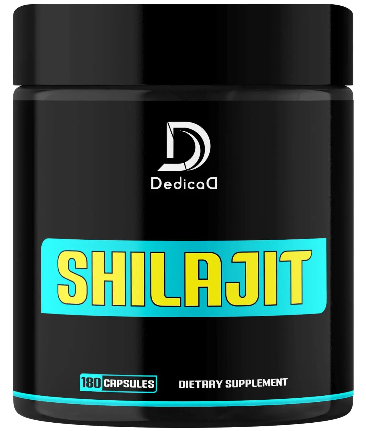 DEDICAD 1000Mg Shilajit Capsules - 180 Counts - Shilajit Supplement for Body Balance, Heart, Brain & Immune Health Support - Contains Natural Fulvic, Humic Acid & 85 Others DEDICADAu supplements