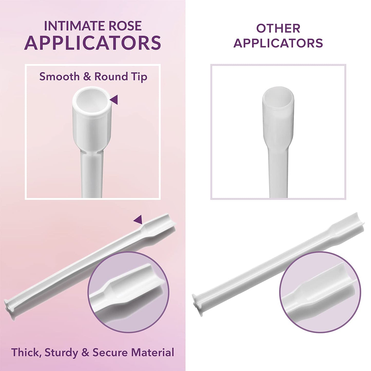 Intimate Rose 15 Count Vaginal Suppository Applicator - Fits Most Boric Acid Suppositories & Vaginal Suppository - Individually Wrapped Suppository Applicators from Intimate RoseUS supplements