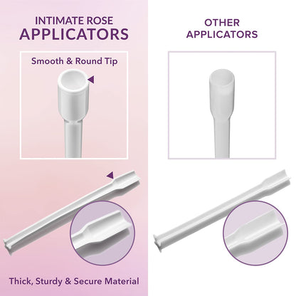 Intimate Rose 15 Count Vaginal Suppository Applicator - Fits Most Boric Acid Suppositories & Vaginal Suppository - Individually Wrapped Suppository Applicators from Intimate RoseUS supplements