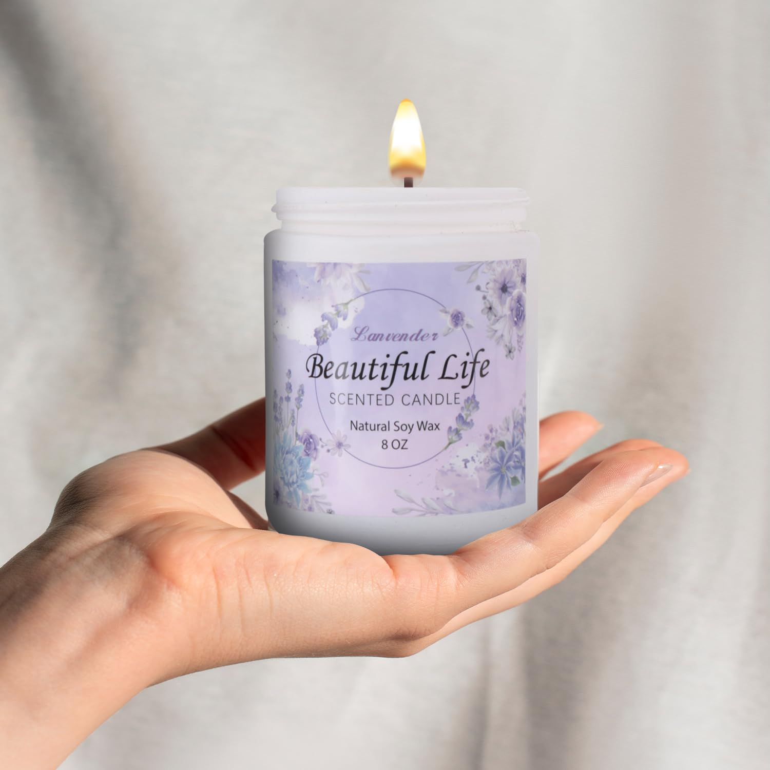 AMIDONSO Lavender Candles for Home Scented,8 oz Aromatherapy Candles Gift,45 Hour Long AMIDONSOAu supplements