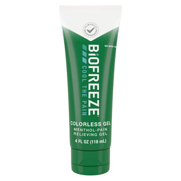Biofreeze Gel Menthol Pain Relieving Colorless Gel 4 FL OZ Tube For Pain Relief Associated With Sore Muscles, Arthritis, Simple Backaches, And Joint Pain BiofreezeAu supplements