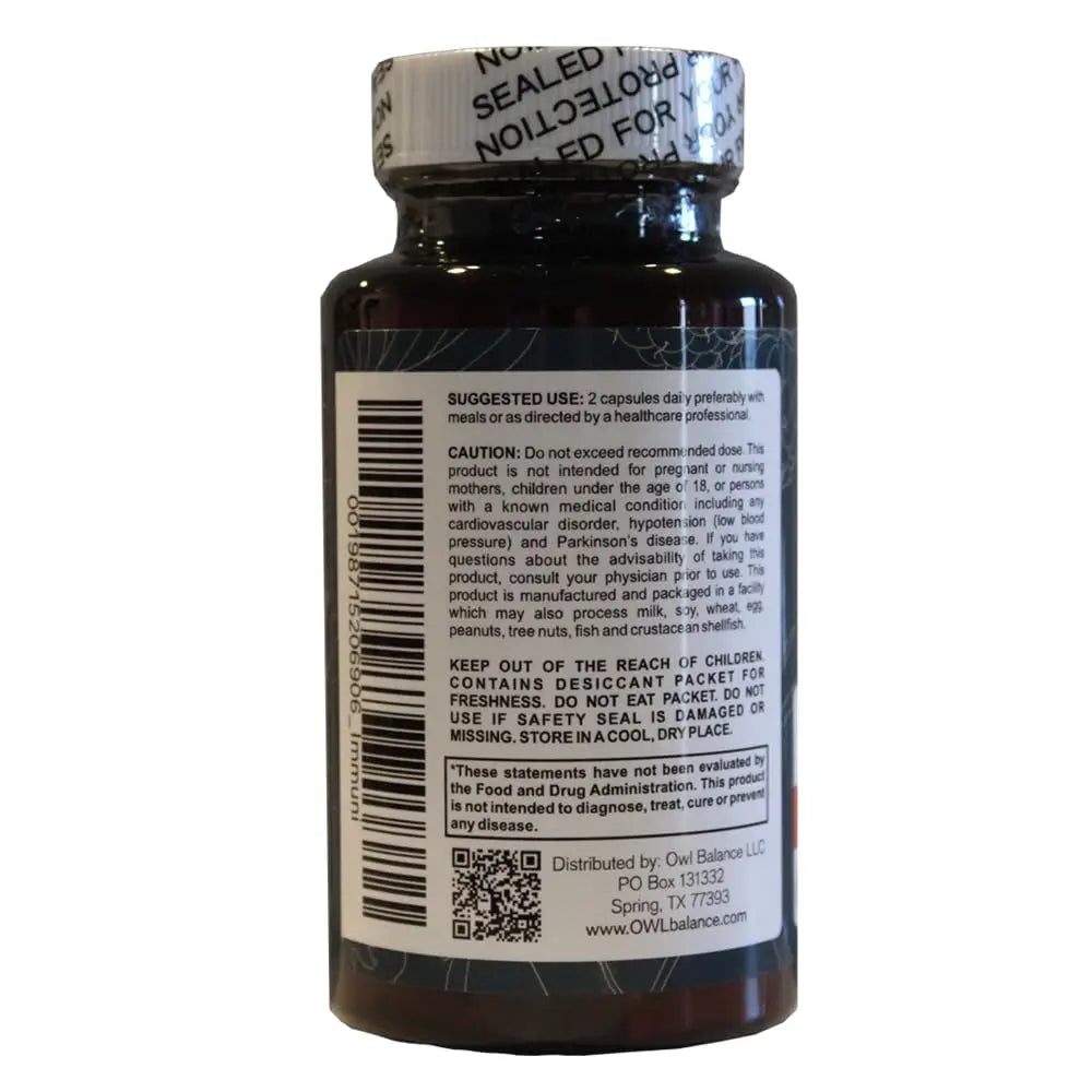 Immuni - Immune Support - Vitamin Supplement for Cold & Flu Relief - Natural Immunity System Booster - Vitamin C & E, Rasberry Fruit Powder, Green Tea Leaf, Olive leaf, and more - 30 Capsules OWL BalanceAu supplements