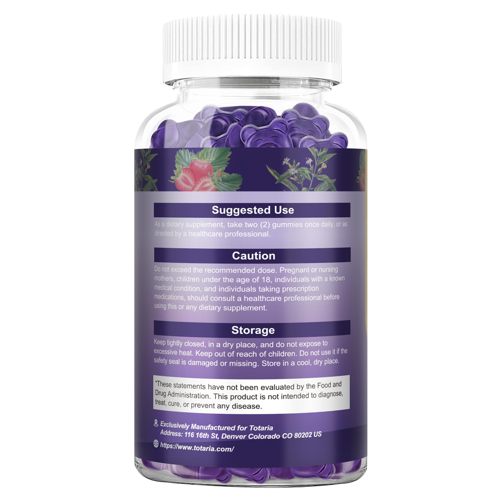 Cortisol Supplements for Women & Men 20-in-1 Cortisol Gummies with Ashwagandha Rhodiola Rosea Magnesium Phosphatidylserine Calm Focus Mood Support Healthy Cortisol Levels 30 Day Supply TotariaAu supplements