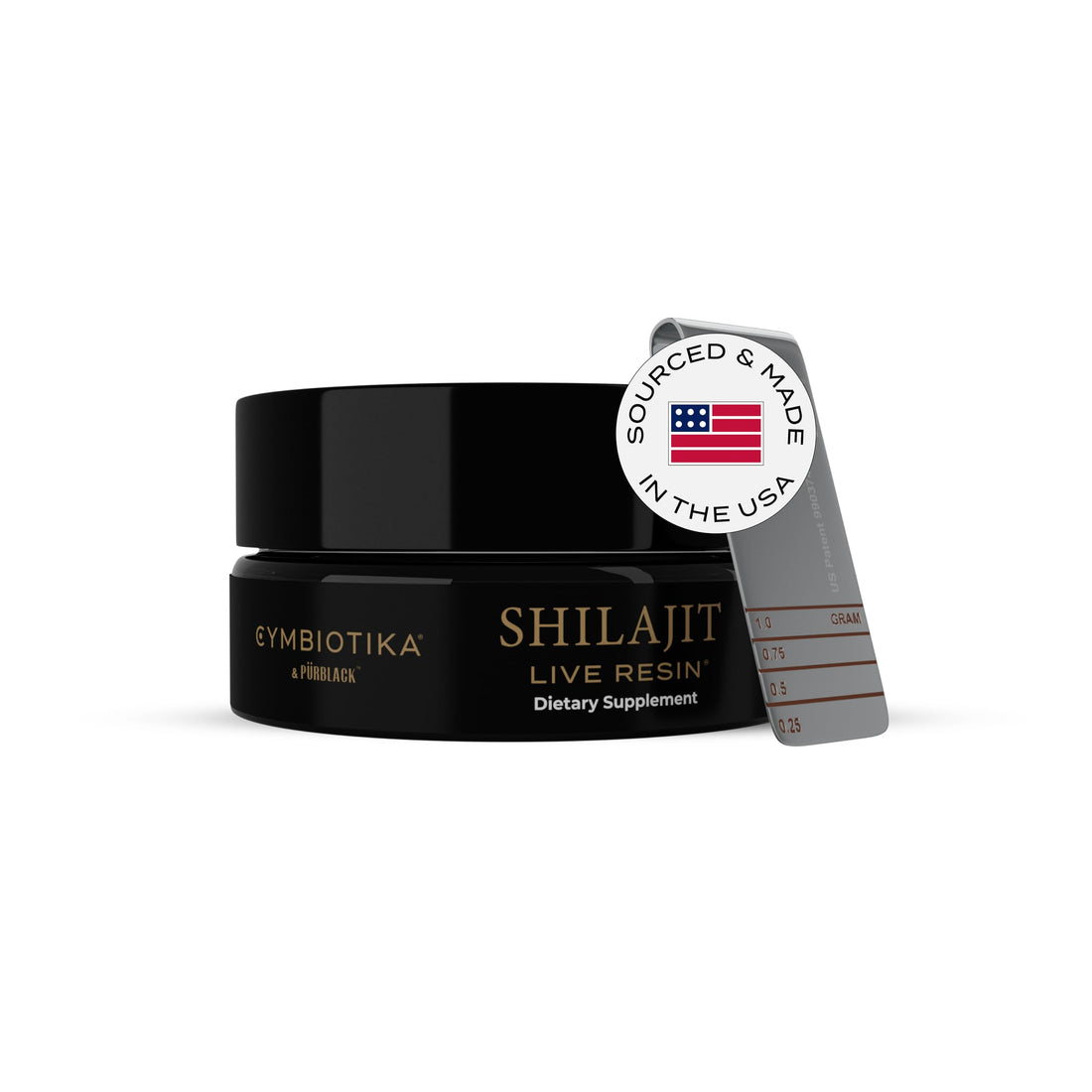 CYMBIOTIKA Pure Himalayan Shilajit Resin 500mg - 84+ Trace Minerals, High Potency with Elemental Gold & Fulvic Acid - for Energy, Focus, Immune & Digestive Support - Authentic Shilajit Resin CYMBIOTIKAUS supplements