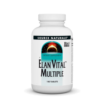 Source Naturals Elan Vital Multiple - Supports Brain, Heart, Liver, Immune, Energy Boost - 180 Tablets Source NaturalsAu supplements